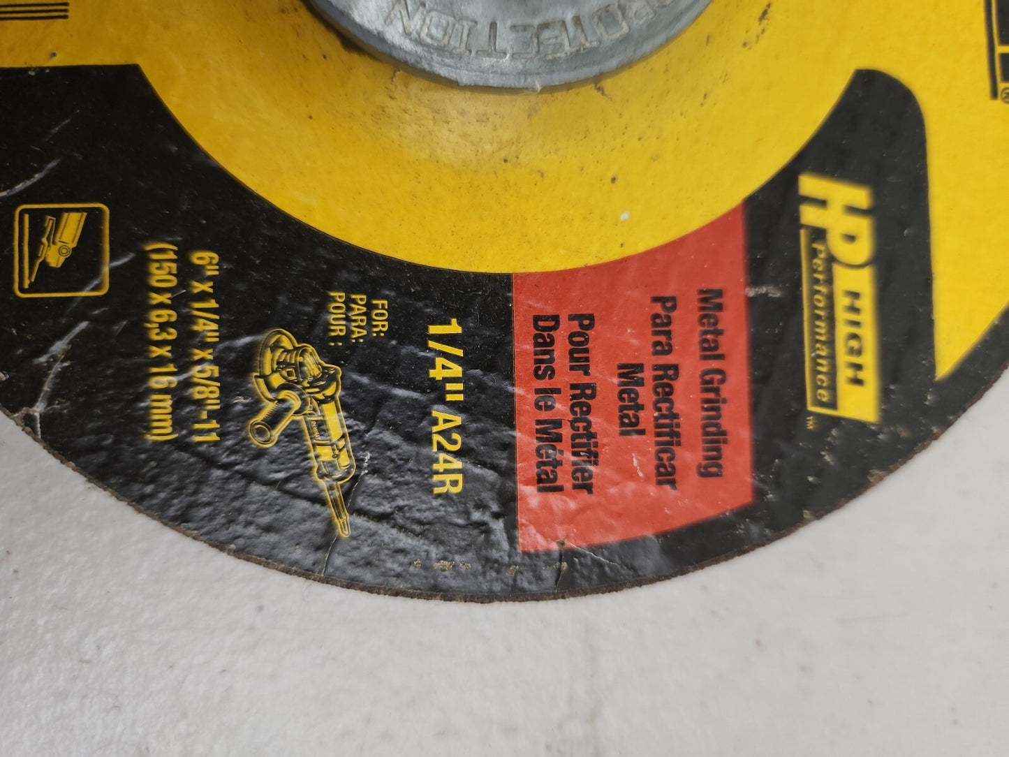 DeWalt DW4626 Grinding Wheel 6”x1/4”x5/8 - 11" Type 27 10 Pack