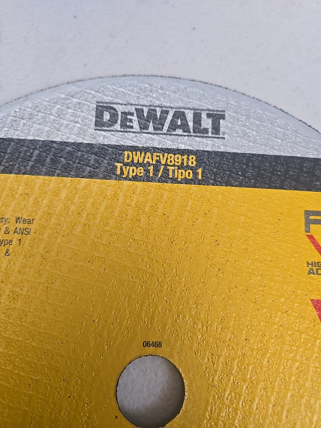 Dewalt Thin Cut-Off Wheel DWAFV 8918 9" X 5/64" X 7/8" 10 Pack New No Box