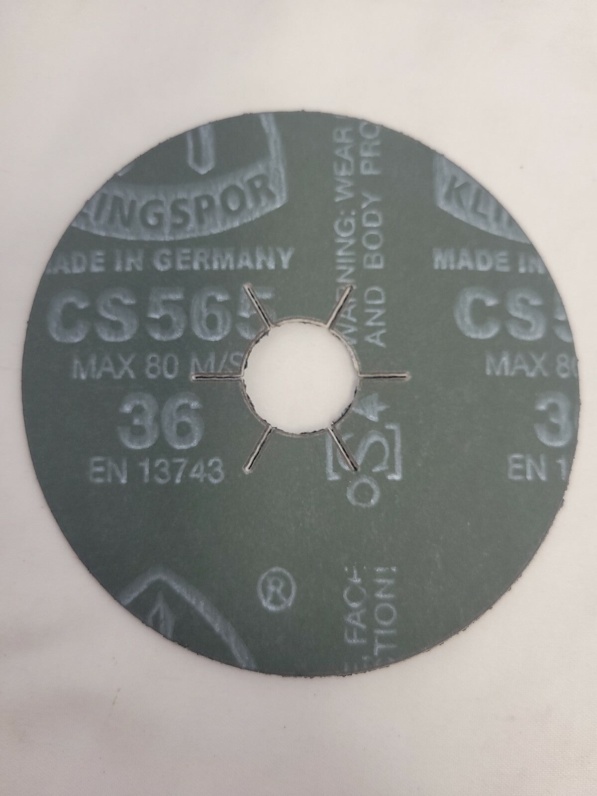 DEWALT DARB4G0325 4-1/2" Fiber Discs 36 Grit 25 Pack