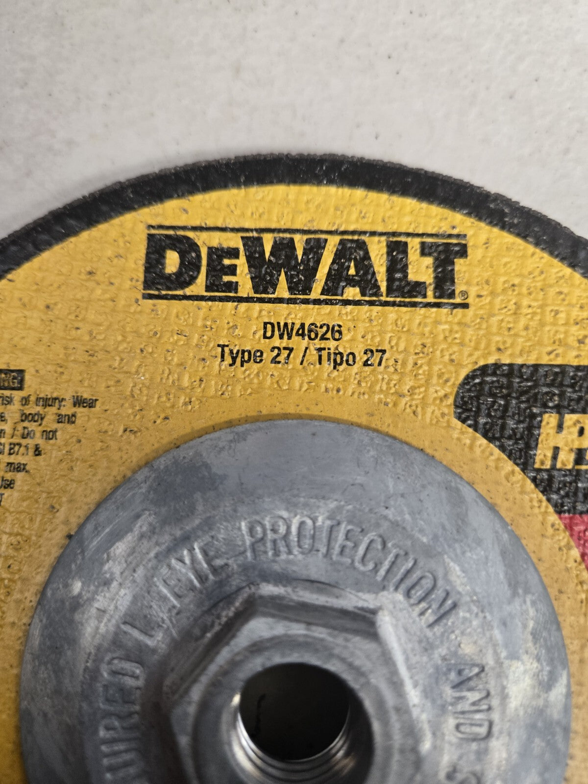DEWALT DW 4626 6"x1/4"x7/8" Grinding Wheel 10 Pack "NEW"