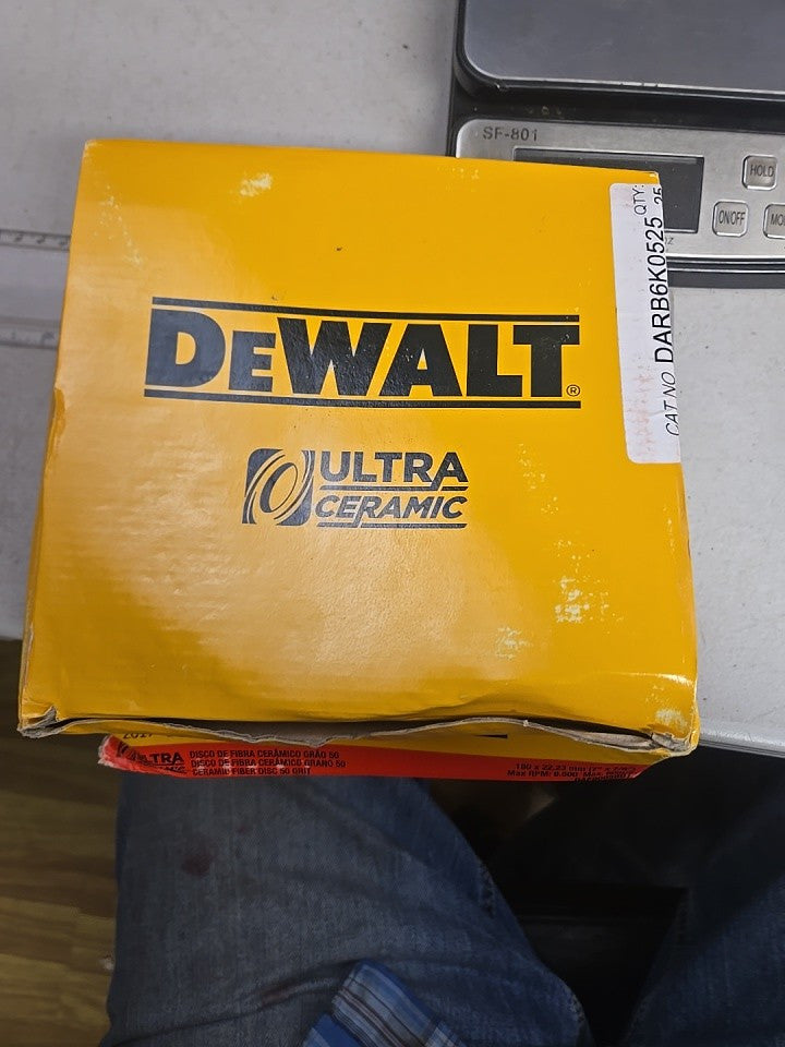 DEWALT DARB6K0525 7-Inch 50G XP3 Fiber Disc, 25-Pack