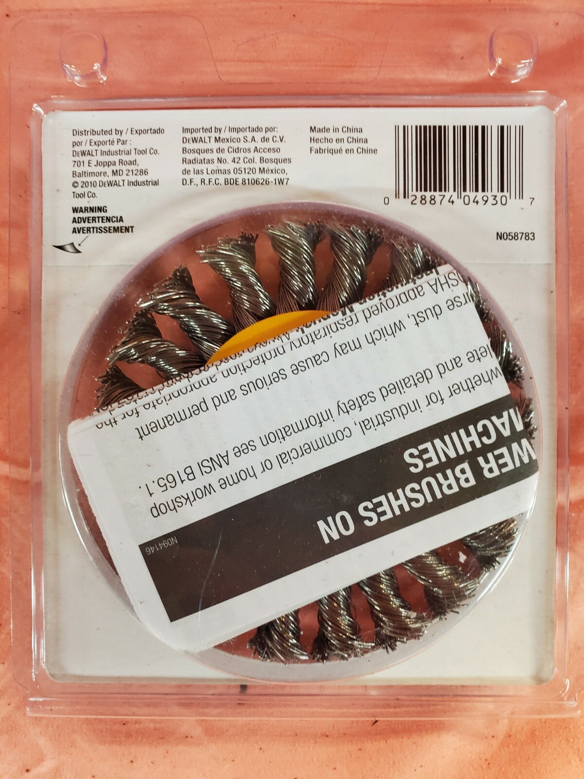 DeWALT DW 4930 Carbon Cable Twist Wheel