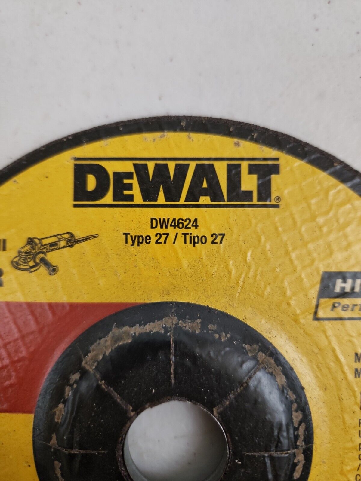 DEWALT DW4624 6" x 1/4" x 7/8" High Performance Metal Grinding Wheel 10 Pack