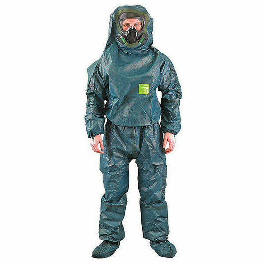Microchem Alphatec 68-4000 Taped Hooded Sock Coverall