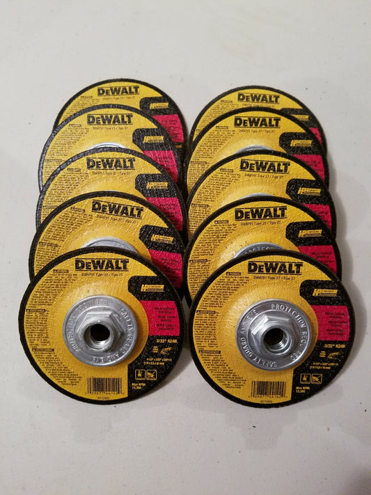 DeWalt DW 8751 4 1/2" X 3/32" X 5/8 - 11  Grinding Wheel  10 Pack