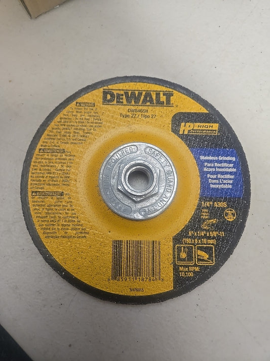 DeWalt Dw 8465 H  HP 6" x 1/4" x 5/8-11" Grinding Wheels, 10 pack
