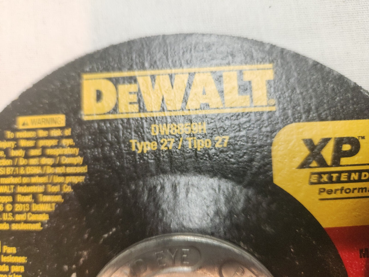 Dewalt DW 8859 H 6" X .045" X 5/8-11" Thin Cut-Off Wheel 10 Pack