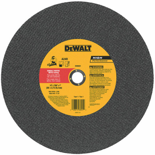 Dewalt DW8001 14" High Performance Metal Chop Saw Wheel