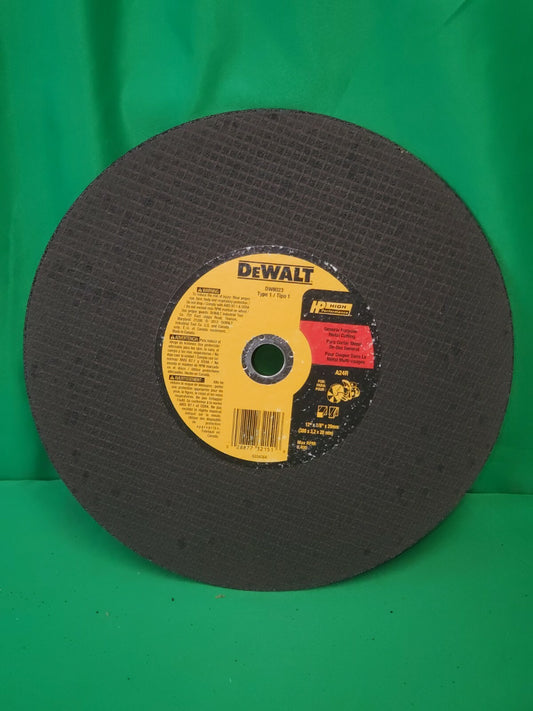 New Dewalt Chop Saw Blade 12" X 1/8" X 7/8". 10 Pack. No Box